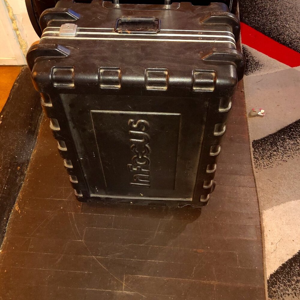 IN Focus Projector with rolling hard case